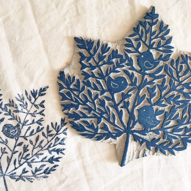 Bloc d'impression pour tissu et papier peint par Inkree