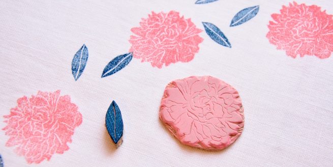 Collection Motif Penny Lover gravé à la main personnalisable pour tissu et papier peint par Inkrée