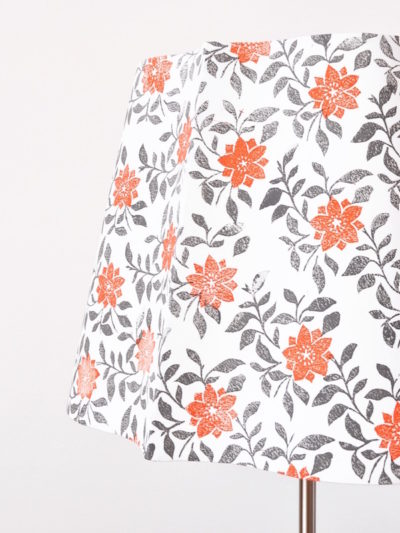 abat-jour carré alsacien style vintage fabrication artisanale Inkree