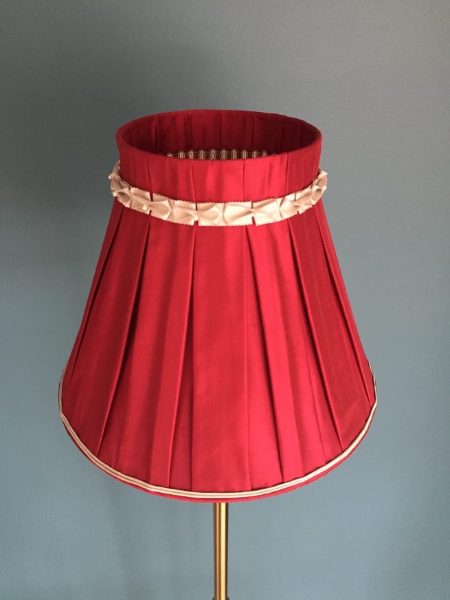 Store plissé rouge bordeaux 85x150 cm largeur du tissu 84,4 cm - Store