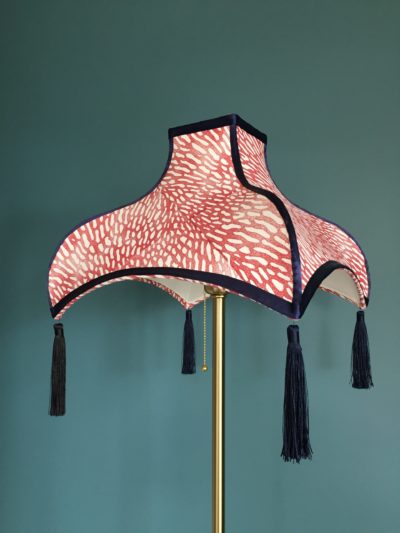 Pagode Birmaine motif corail création Inkrée sur Saint martin de ré.