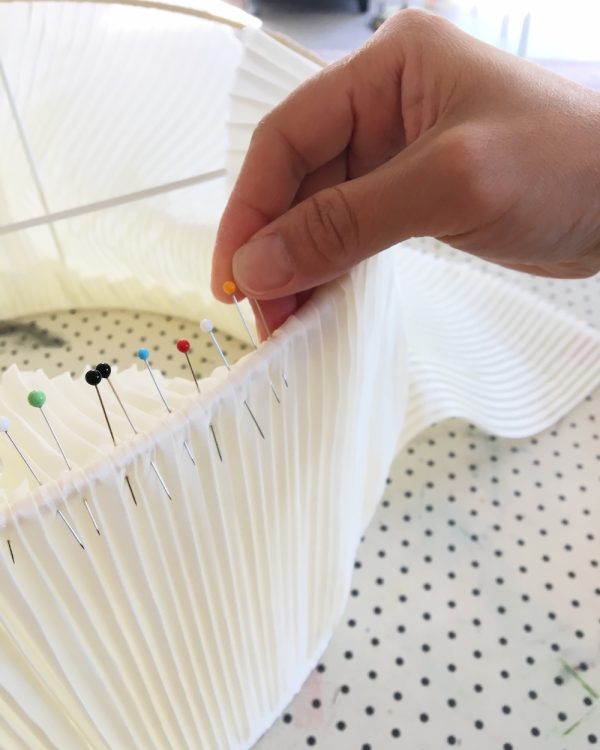 Abat-jour Plissé par Atelier Inkrée