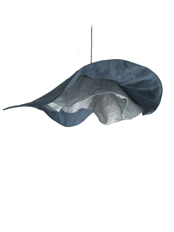 Suspension Ile en lin lavé fabriqué à la main par Atelier Inkrée