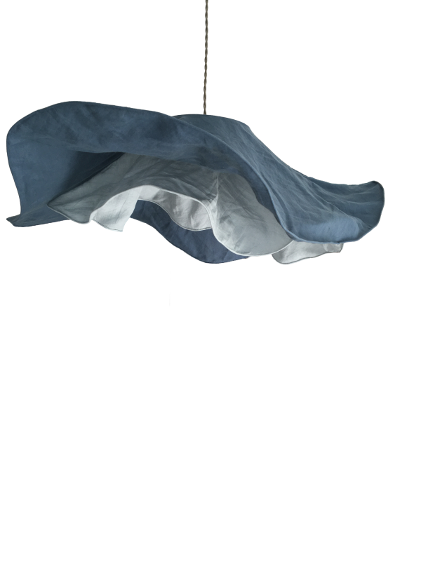 Suspension Ile en lin lavé français fabriqué à la main par Atelier Inkrée